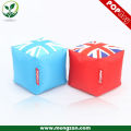 Bandera impresión cubo beanbag silla, bean bolsa pouf